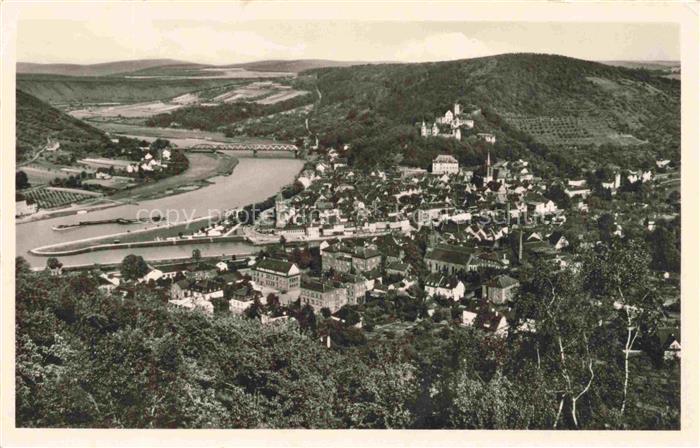 Wertheim Main BW Main Schloss Burg Bruecke Huegel Stadtansicht Fluss