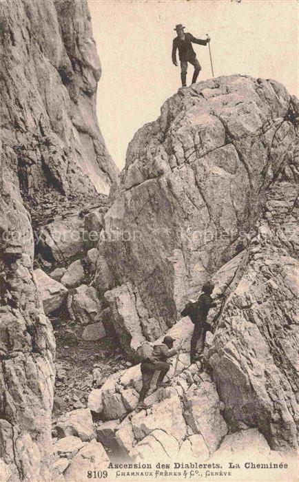 Bergsteigen Klettern Mountaineering Alpinisme Alpinismo-- Les DiableretsLa Chemi