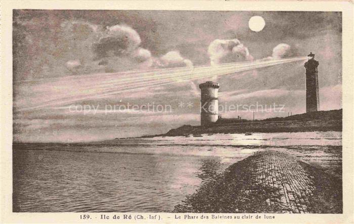 Leuchtturm Lighthouse Faro Phare-- Ile de Re Le Porte des Beleines