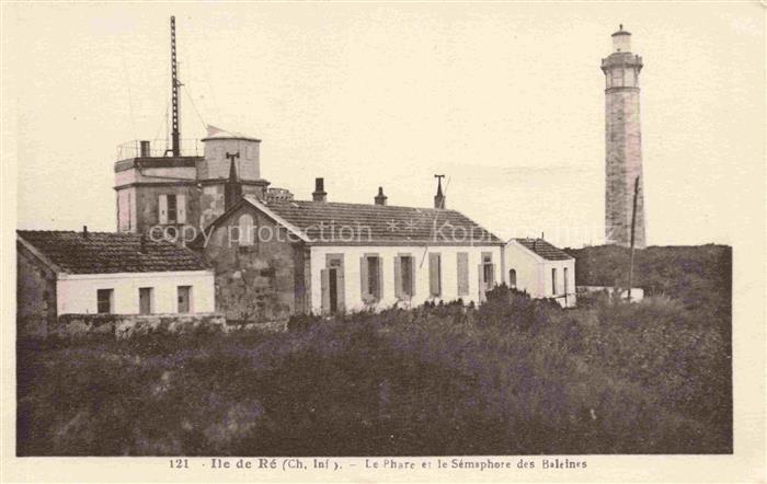 Leuchtturm Lighthouse Faro Phare-- Ile de Re Le Phare et le Semaphore des Balein