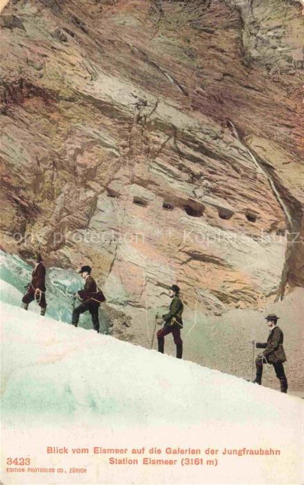 Bergsteigen Klettern Mountaineering Alpinisme Alpinismo-- Eismeer Galerien Jungf