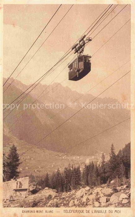 SEILBAHN Cable-Car Telepherique Chamonix Mont Blanc
