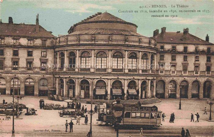 STRAssENBAHN Tramway-- Rennes Le Teatree