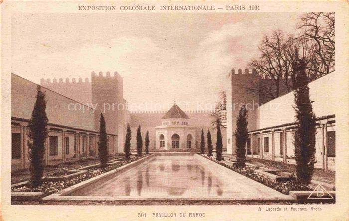 Exposition Coloniale Internationale Paris 1931 Pavillon du Maroc