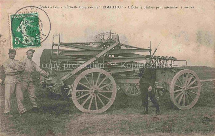 Feuerwehr Fire-Brigade Pompiers Bomberos L Echelle Observatoire Rimailho