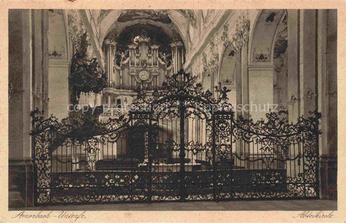 Orgel Kirchenorgel Organ Orgue Amorbach Unterfr.