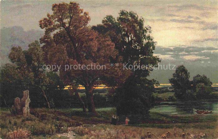STaeBLI Adolf (1843-1901) Kuenstlerkarte Schweiz Bei Kloster Fahr