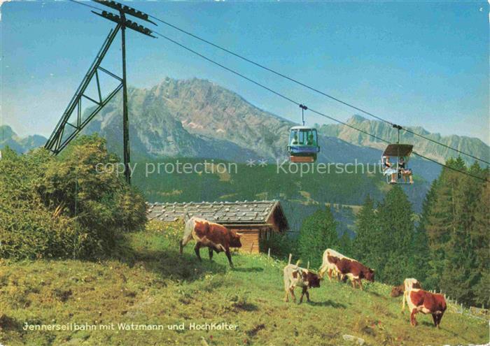 SEILBAHN Cable-Car Telepherique Jennerseilbahn Watzmann Hochkalter
