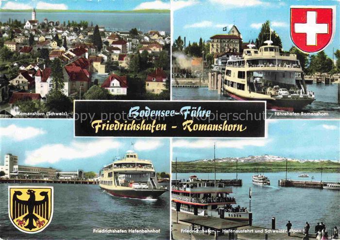 Faehre Ferry Bac Traghetto-- Bodensee Friedrichshafen Romanshorn