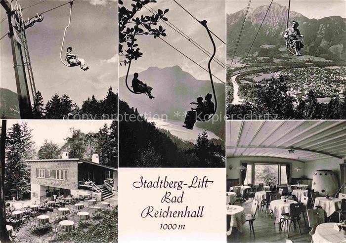 Sessellift Chairlift Telesiege Stadtberg Lift Bad Reichenhall