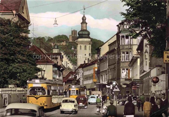STRAssENBAHN Tramway-- Durlach in Baden Pfinztalstrasse