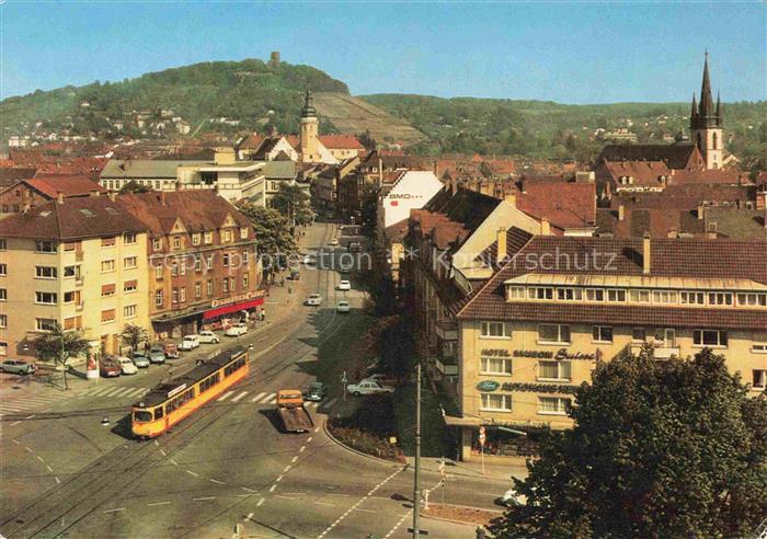 STRAssENBAHN Tramway-- Karlsruhe Durlach Pfinztalstrasse Turmberg