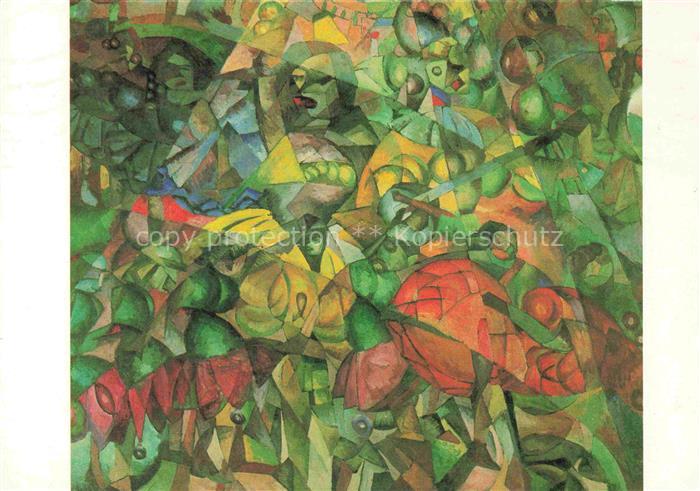 LENTULOV Aristarch Vasilevic Kuenstlerkarte Ballet 1912