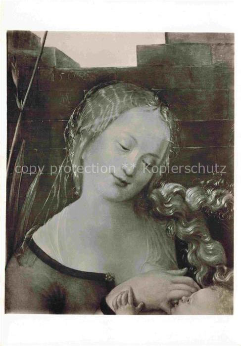 DueRER Albrecht (1471-1528) Kuenstlerkarte The Virgin and Child