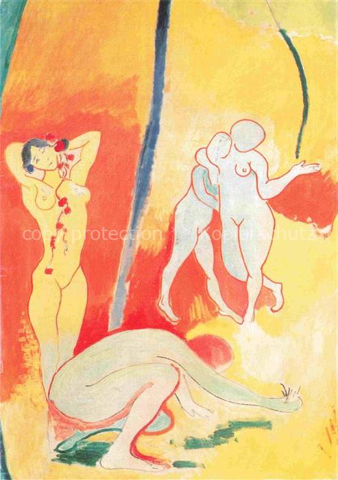 MATIssE Henri (1869-1954) Kuenstlerkarte La joie de vivre