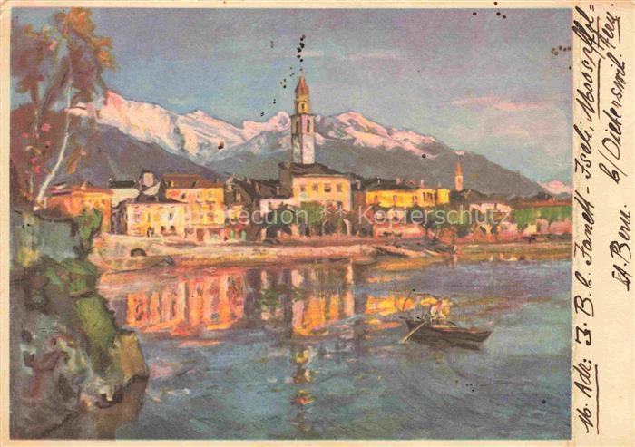 KLaeUI Henry (1880-1962) Kuenstlerkarte Zuerich Ascona
