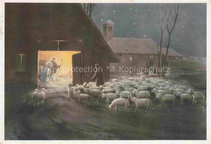 Schaeferei Sheperding Bergerie-- Jesus Geburt