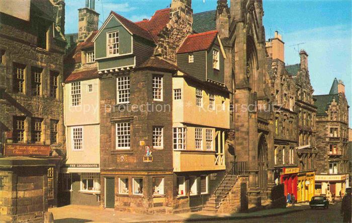 EDINBURGH SCOTLAND UK John-Knox-House Royal-Mile Luckenbooths Altstadt Kirche F