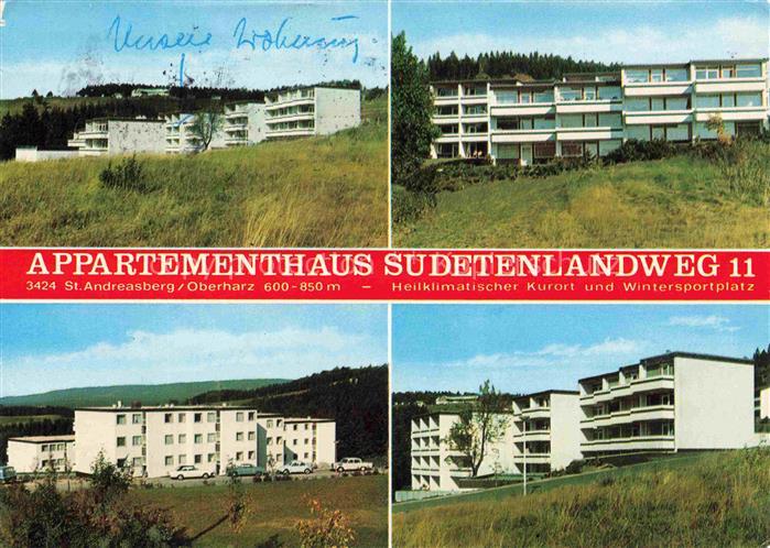 St Andreasberg Harz Niedersachsen Appartementhaus Sudetenlandweg Oberharz Kurort