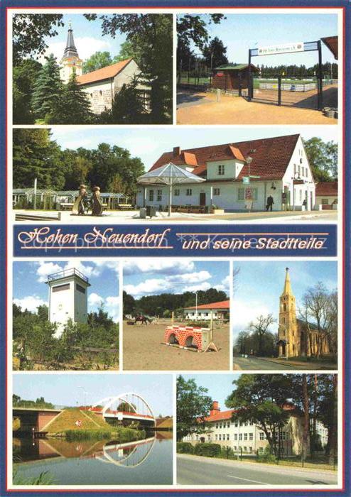Hohen Neuendorf Oberhavel Brandenburg Kirche-Stolpe Bahnhof Grenzturm-Bergfelde