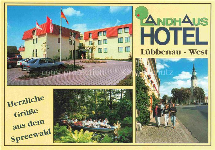 Luebbenau Spreewald Brandenburg Landhaus-Hotel Spreewald Spreewaldkahn Kirche Ho