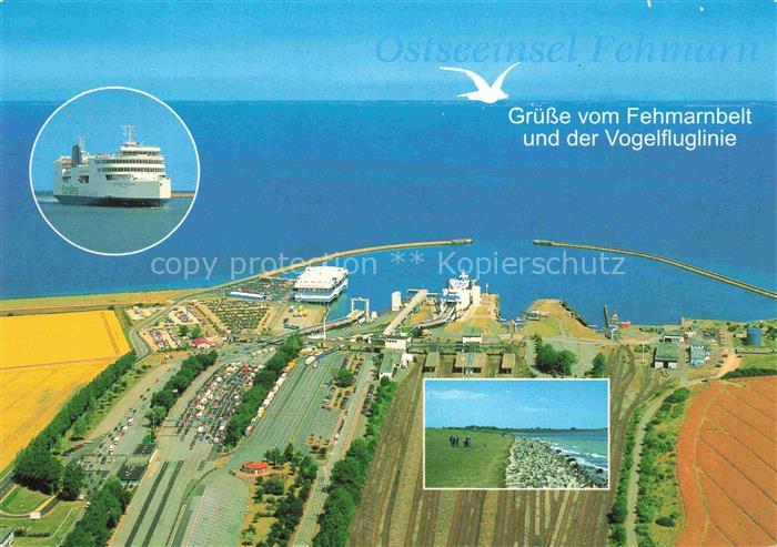 Puttgarden Fehmarn Schleswig-Holstein Faehrbahnhof-Puttgarden Fehmarnbelt Vogelf