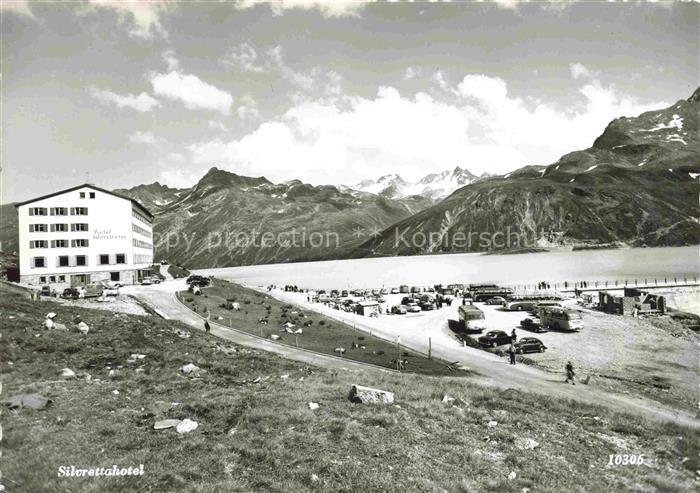 Bielerhoehe Gaschurn Montafon Vorarlberg AT Silvretta-Hotel Bielersse Stausee Be