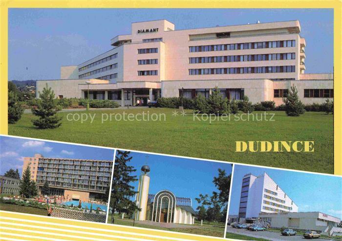 Dudince SK Hotel-Diamant Kúpele Schwimmbad Kuranlagen Modernismus