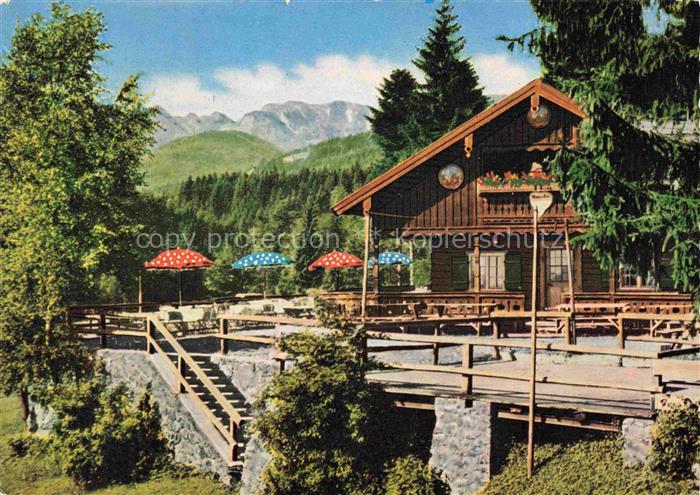 BAD ToeLZ Bayern Waldherr-Alm Benediktenwand Berggasthof Sonnenterrasse Sonnensc