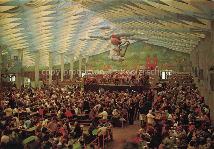 Allach MueNCHEN Bayern Hofbraeu-Festhalle Oktoberfest Bierzelt Festzelt Musikkap