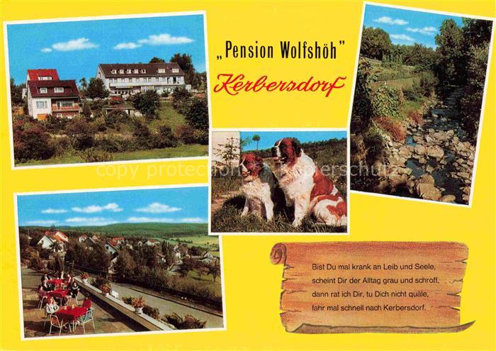 Kerbersdorf Bad Soden-Salmuenster Hessen Pension-Wolfshoeh Vogelsberg Terrassenc