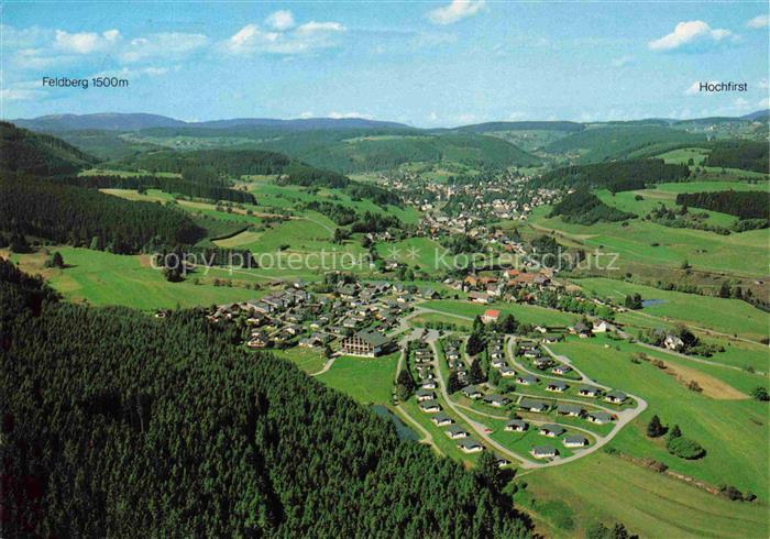 Lenzkirch Hochschwarzwald BW Feldberg Hochfirst Schwarzwald Fliegeraufnahme Talb