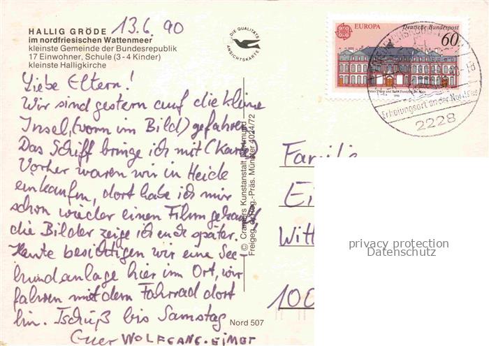 Groede Hallig Nordfriesland d Schleswig-Holstein Hallig Wattenmeer Warft Nordfri – Bild 2