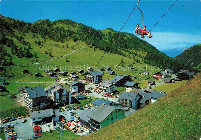 Malbun Triesenberg Liechtenstein Doppelsesselbahn-Sareis Sessellift Bergdorf Alp