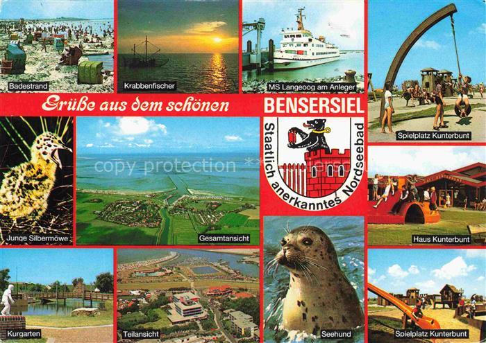 Bensersiel Esens Wittmund Niedersachsen Badestrand Krabbenfischer MS-Langeoog Sp