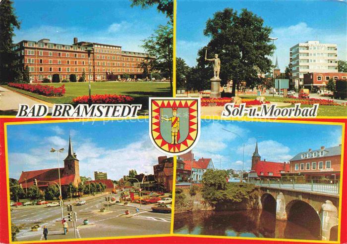 Bad Bramstedt Schleswig-Holstein Kurhaus Sanatorium Park Kirche Marktplatz Bruec
