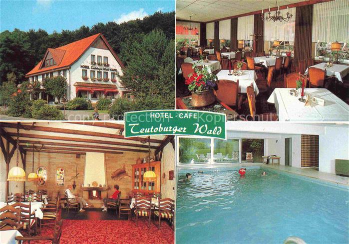 Brochterbeck Tecklenburg Westfalen Hotel-Cafe Hallenschwimmbad Restaurant Gastst