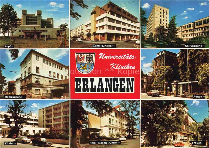 ERLANGEN Bayern Universitaetskliniken Kopfklinik Zahnklinik Chirurgische Medizin