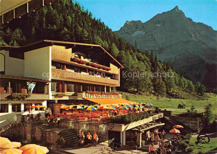 Eng (Alpengasthof) Hinterriss Karwendel Tirol AT Alpengasthof-Eng Grosser-Ahornb