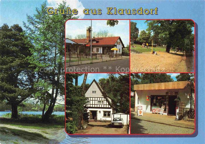 Klausdorf Mellensee Zossen Brandenburg Kaufhalle Strandbad Jugendherberge Laden