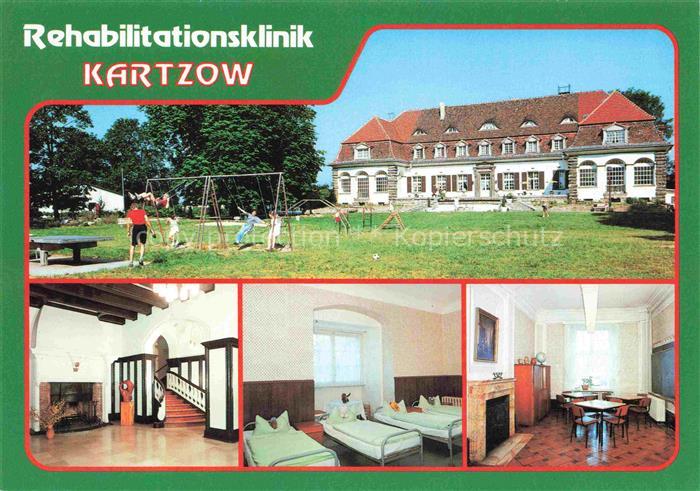Kartzow POTSDAM Brandenburg Rehabilitationsklinik Herrenhaus Spielplatz Halle Zi