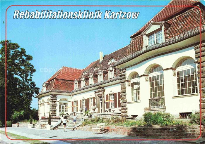 Kartzow POTSDAM Brandenburg Rehabilitationsklinik Haupthaus Herrenhaus Garten Ba