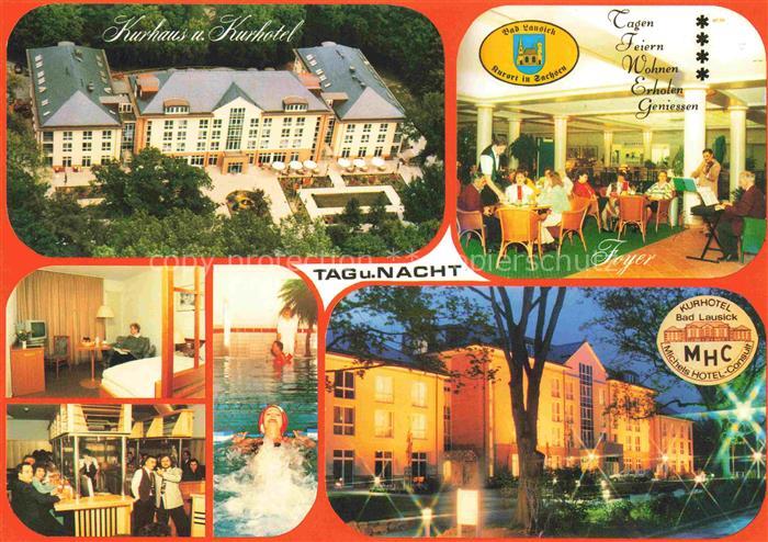 Bad Lausick Kurhaus Kurhotel Foyer Hallenbad Zimmer Nachtaufnahme Fliegeraufnahm