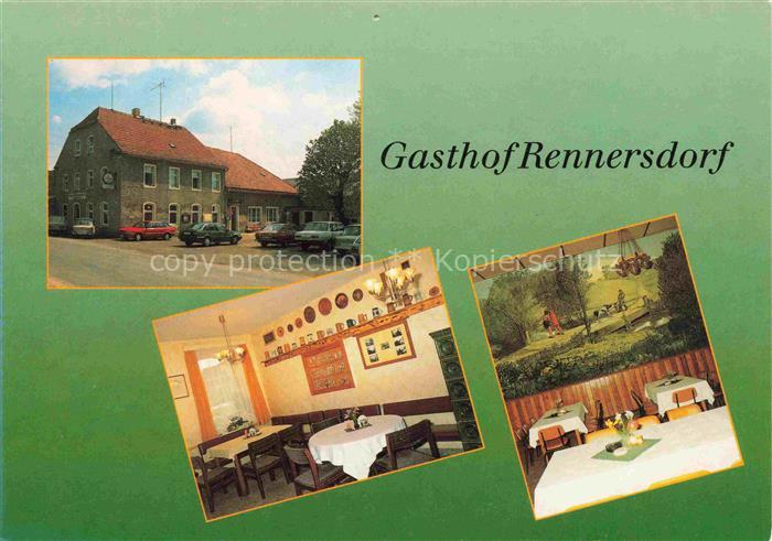 Rennersdorf-Neudoerfel Stolpen Sachsen Gasthof-Rennersdorf Gaststaette Innenraum