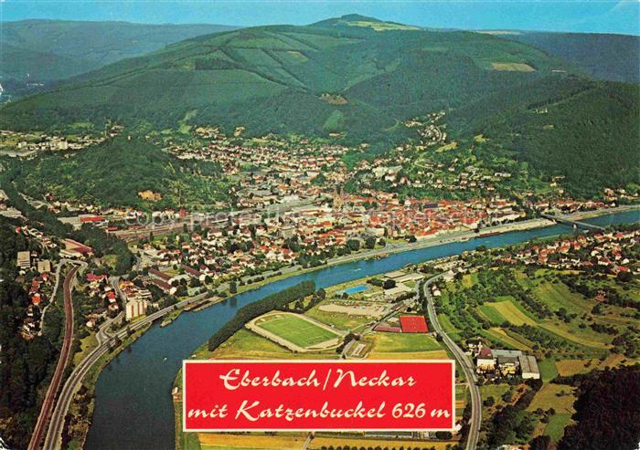 Eberbach Baden Neckar HEIDELBERG BW Neckar Katzenbuckel Stadion Freibad Altstadt