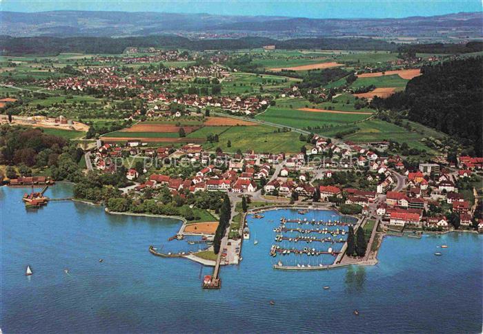 Unteruhldingen-Muehlhofen Bodensee Bodensee Hafen Segelboote Oberuhldingen Muehl