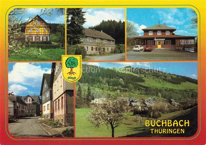 Buchbach Neuhaus Rennweg Sonneberg Thueringen Fachwerkhaus Buchbacher-Muehle Gas