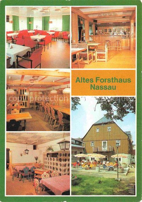 Nassau Brand-Erbisdorf Sachsen Forsthaus Gaststaette Speiseraum Terrasse Biergar