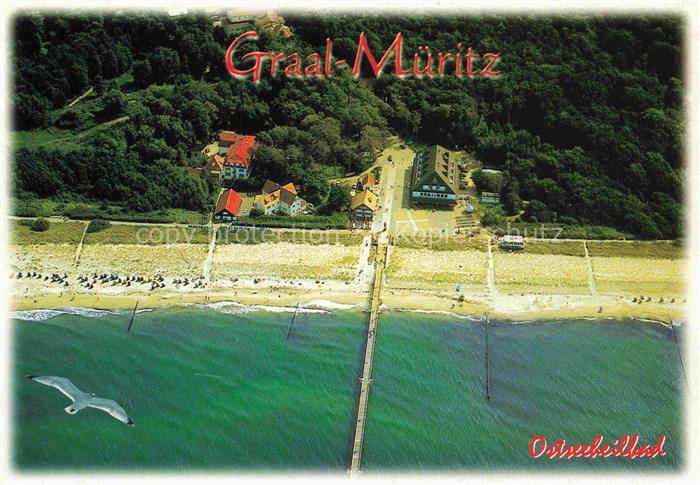 Graal-Mueritz Ostseebad Bad Doberan Mecklenburg-Vorpommern Seebruecke Strand Ost
