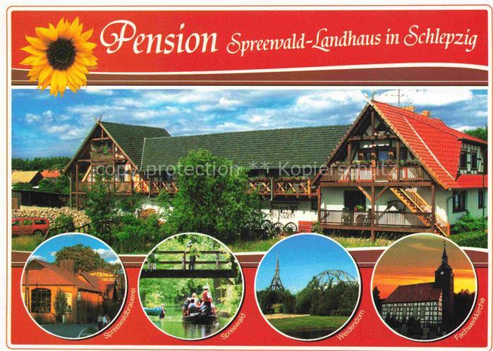 Schlepzig Dahme-Spreewald Brandenburg Pension-Spreewald-Landhaus Fachwerkhaus Sp